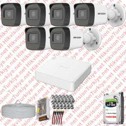 Hikvision 06 Kamera Fullhd Güvenlik Kamerası Seti 1tb Hdd